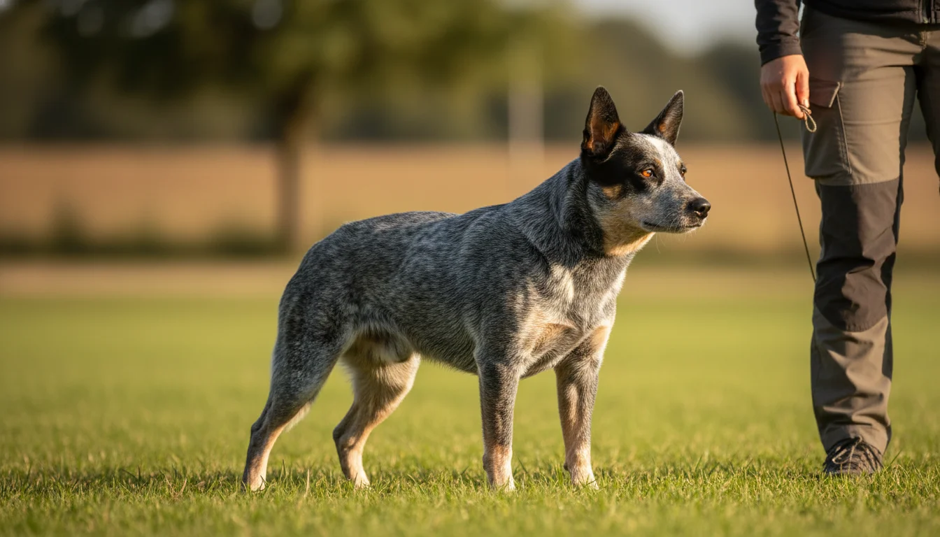 Australian Cattle Dog training — breed-specific guide with commands, schedule, and common mistakes