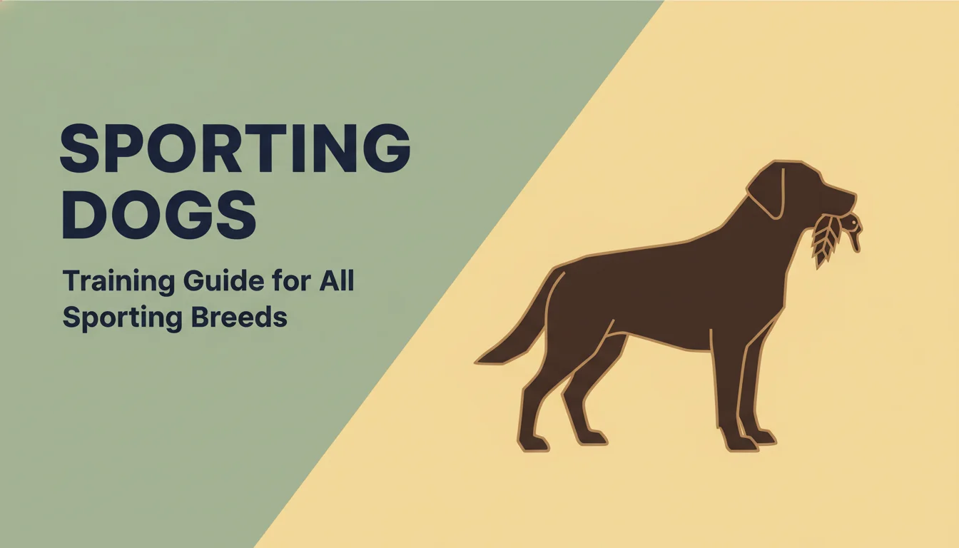 Sporting dog training — group-wide guide and breed-specific training links