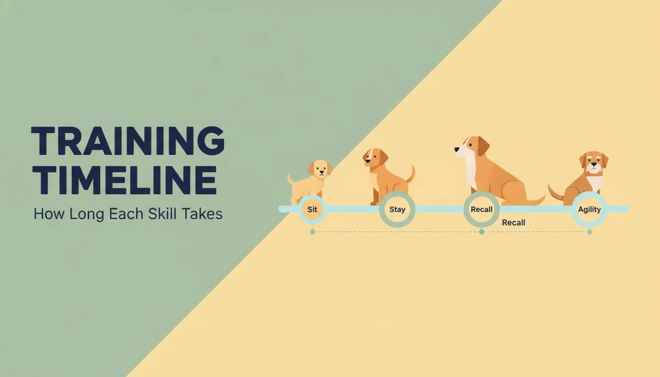 Dog Training Timeline — complete dog training methods guide
