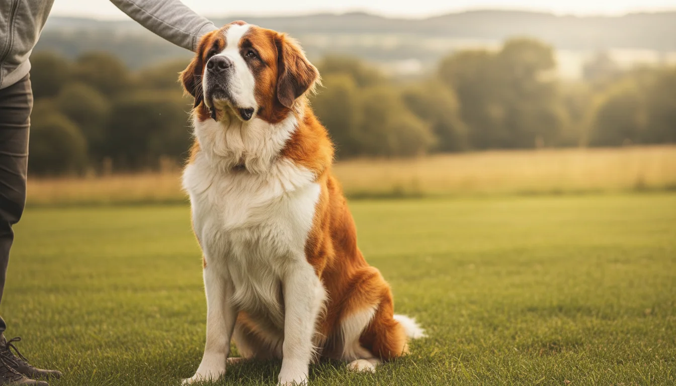 Saint Bernard training — breed-specific guide with commands, schedule, and common mistakes