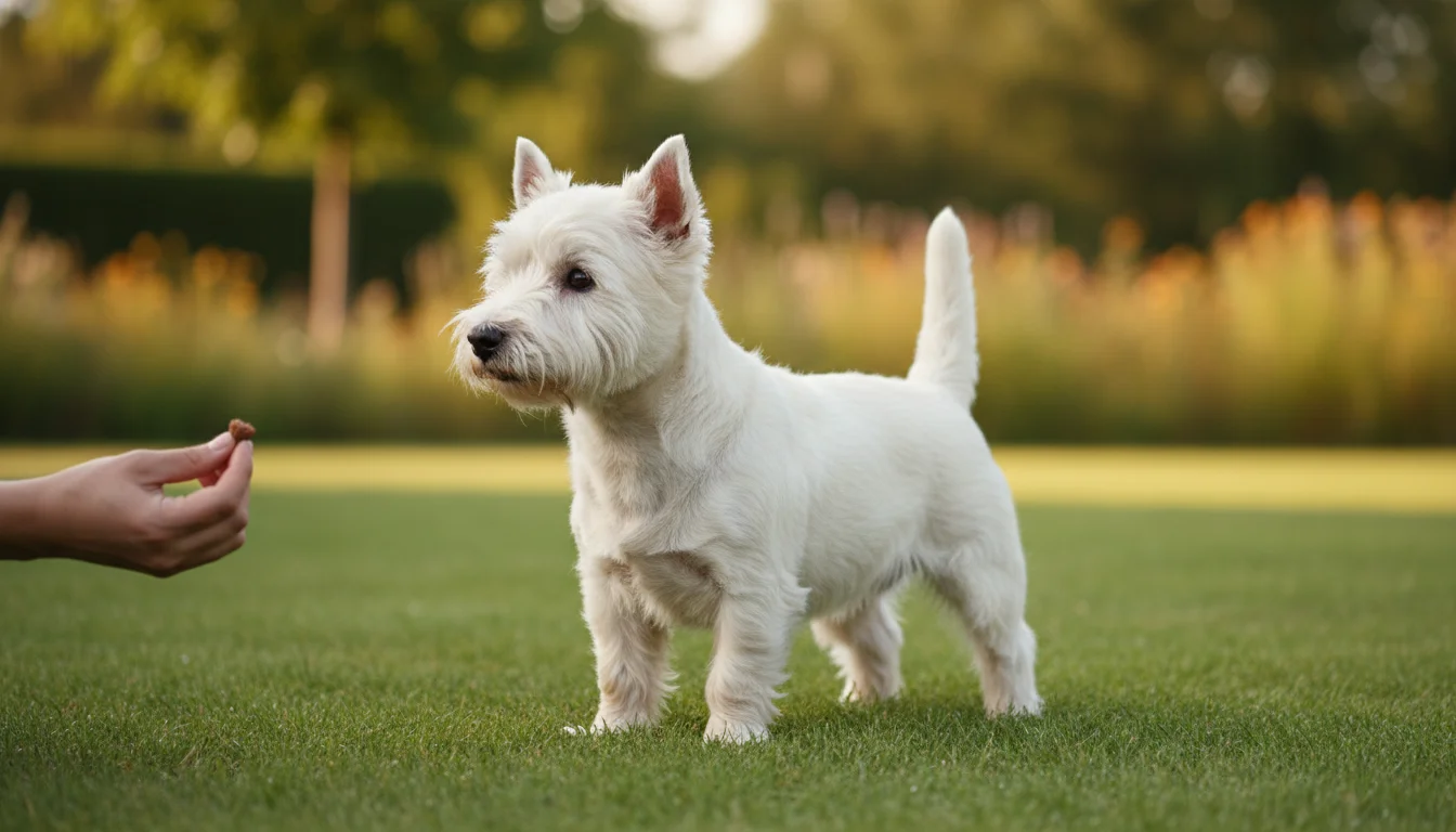 West Highland White Terrier training — breed-specific guide with commands, schedule, and common mistakes